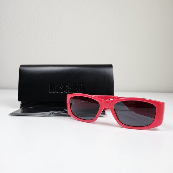 FINAL PRICE - MOSCHINO MOS145/S WOMEN'S SUNGLASSES - FUCHSIA - Picture 3 of 5